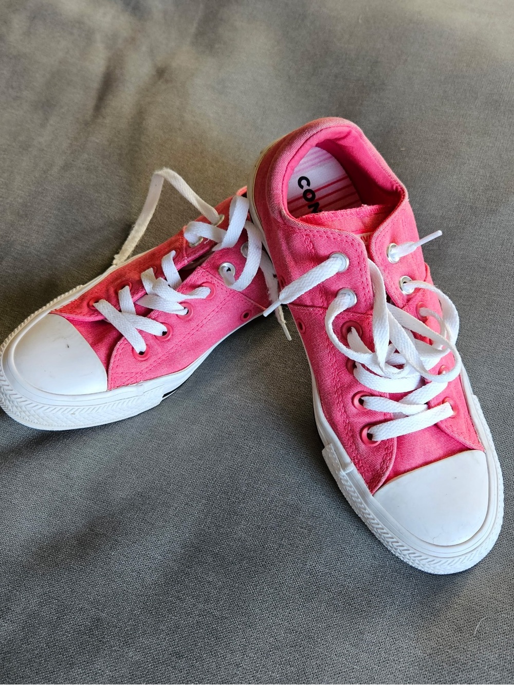 Converse Bright Pink Women's Low-Top Canvas Sneakers
